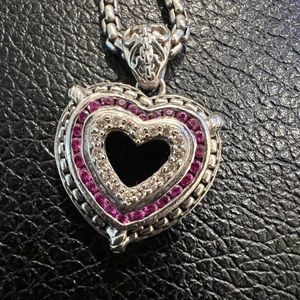 Beautiful like new 4 Heart Necklaces. Great for VALENTINES Day !!!